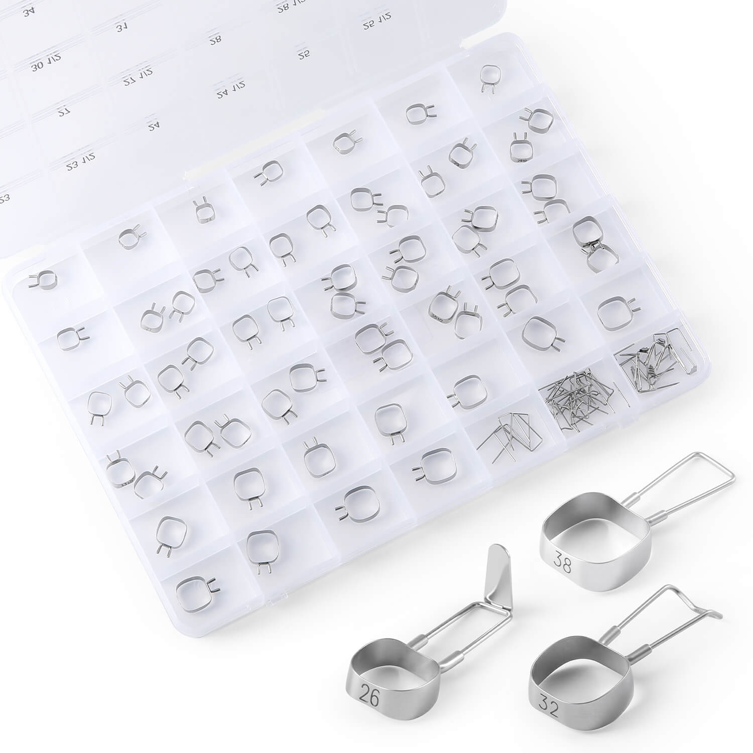 Dental Teeth Braces Preformed Kids Space Maintainer Kit 59pcs Bands 23#-42# with Space Components - azdentall.com