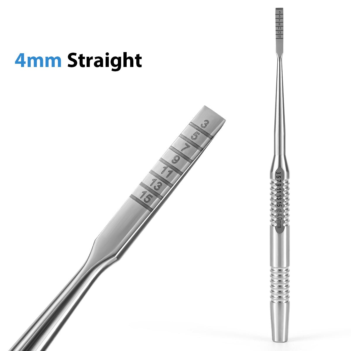 Dental Implant Surgery Splitting Bone Chisel Set Curved Straight 4pcs/Set - azdentall.com