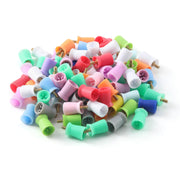 AZDENT Dental Rubber Screw Polishing Cup Soft/Hard Brushes RA2.35mm 100pcs/Box - azdentall.com