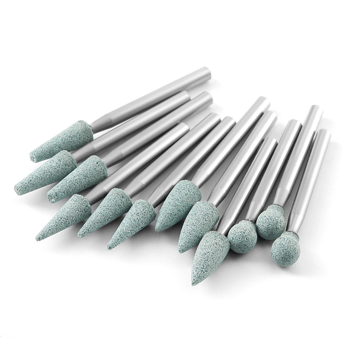 AZDENT Dental Coarse Polishing Kit Green Stones FG Burs For High Low Speed Handpiece 12pcs/Kit - azdentall.com