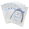 AZDENT Dental Orthodontic Archwires Niti Super Elastic Ovoid Rectangular 0.019 x 0.025 Upper 10pcs/Pack - azdentall.com