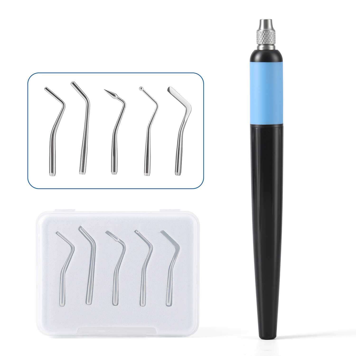Dental Electric Composite Resin Plugger Vibration Filler with 5 Tips - azdentall.com