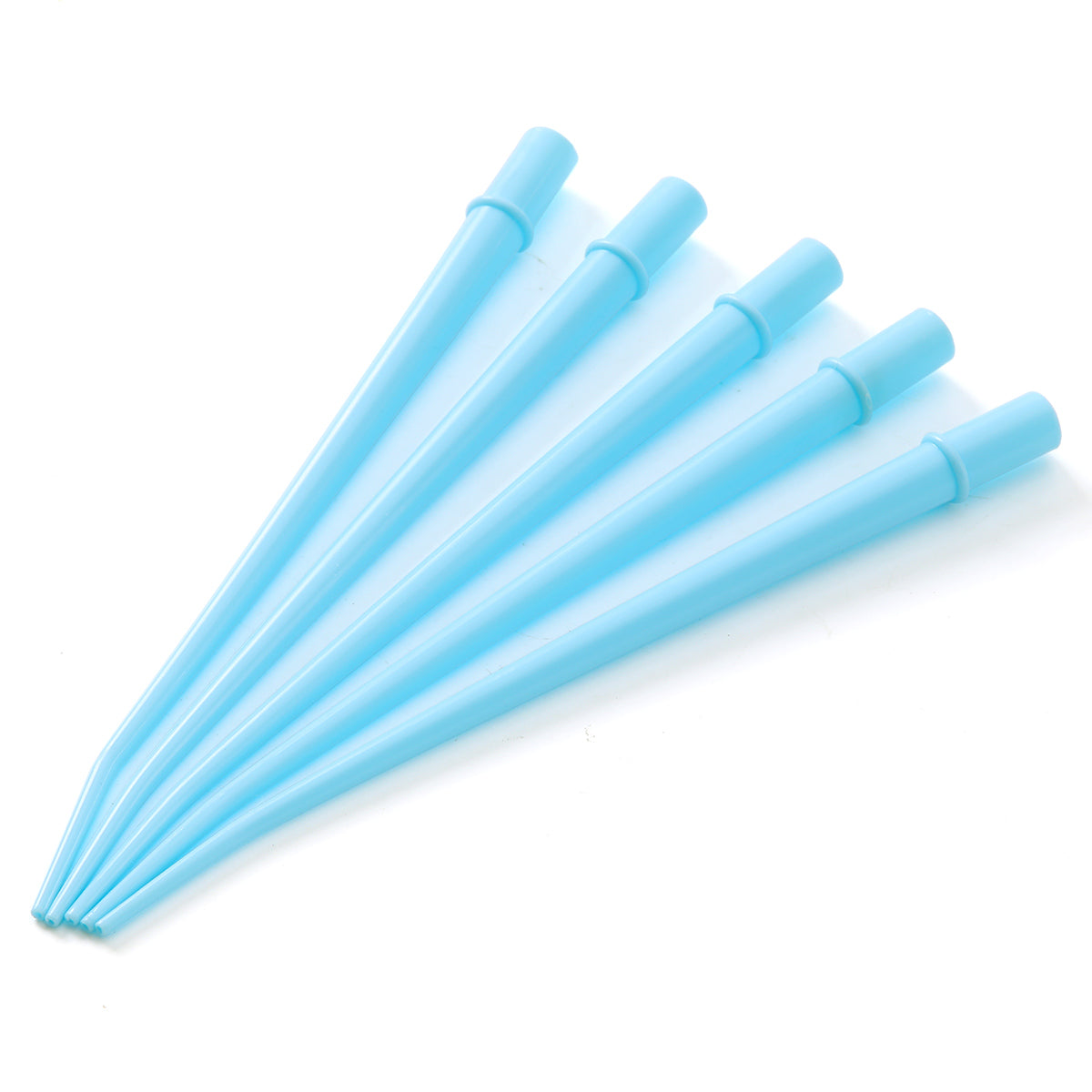 Dental Surgical Aspirator Disposable Suction Tips 1/16" Blue 25pcs/Bag