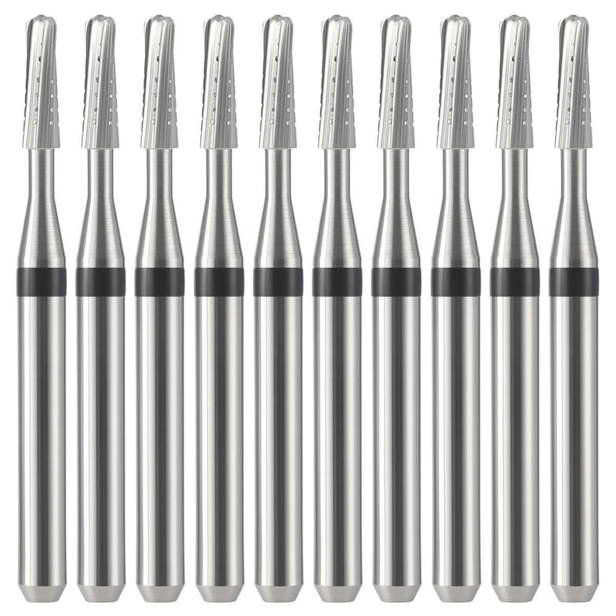 Dental Tungsten Carbide Bur FG1957 Metal Cutting 10pcs/Box - azdentall.com