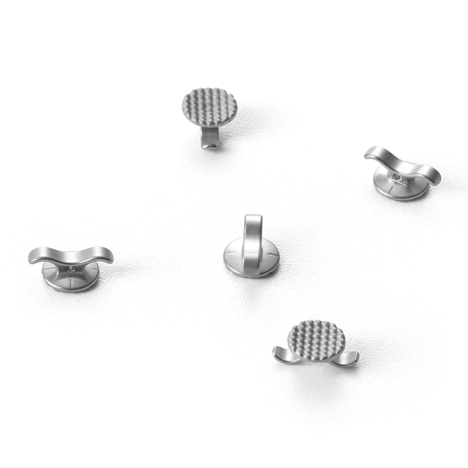 Dental Bondable Lingual Button with Hole Vertical/Horizontal Channel 10pcs/Pack - azdentall.com