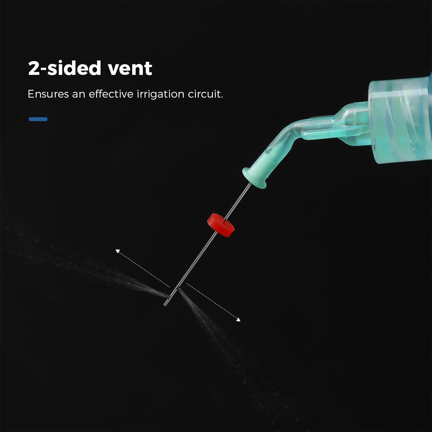 Dental Irrigation Endo Pre-Bent Needle Tip Double Side Hole 20pcs/Box - azdentall.com