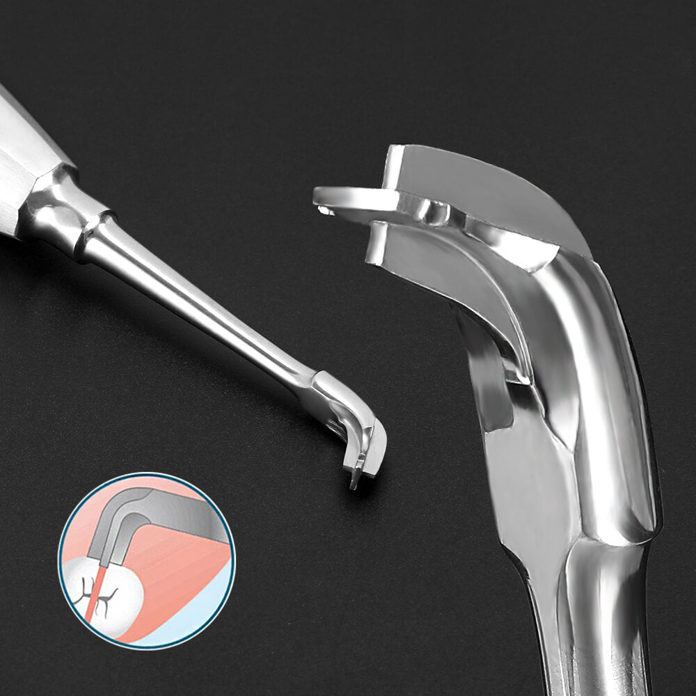 Dental Crown Spreader Drill Dental Restoration Forcep Cross Broken Crown Remover - azdentall.com