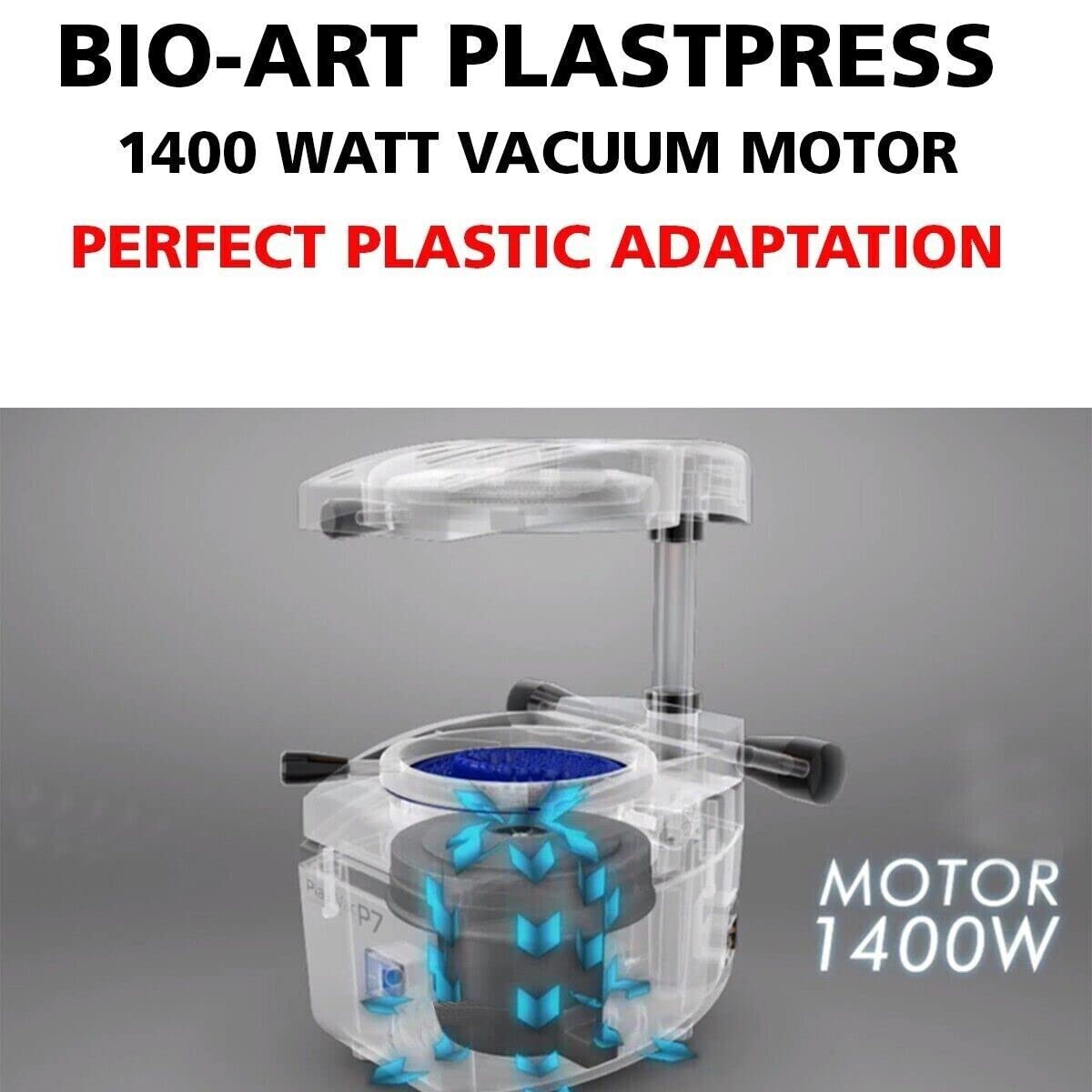 BIOART Dental Possitive Pressure PlastPress Vacuum Forming Machine Laboratory Heat Molding Equipment - azdentall.com