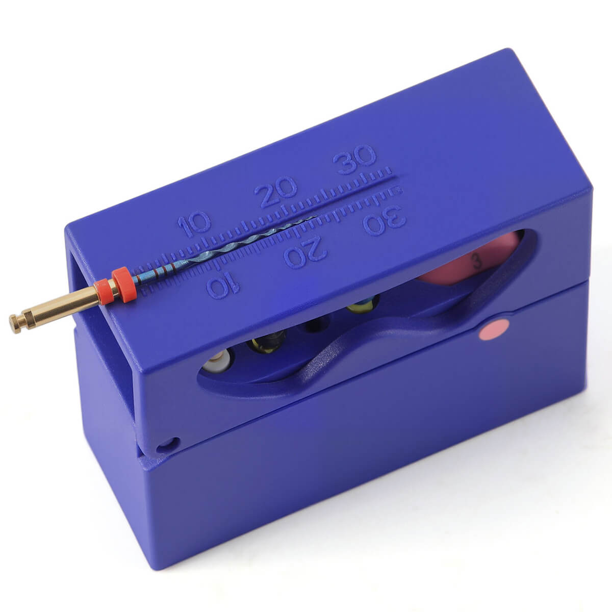 Dental 10 Holes Endo Files Disinfection Box With Memory Holder & Measuring Counter - azdentall.com