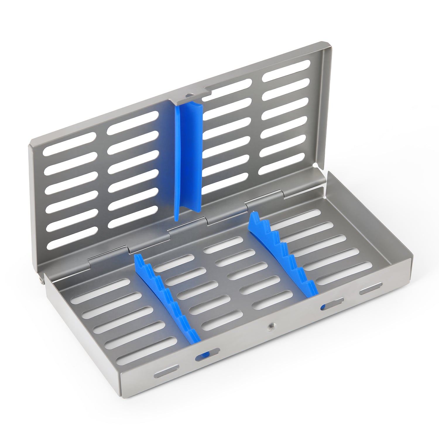 Dental Instrument Disinfection Box Sterilization Rack Autoclavable Tray 5 /7 /10 /20 Grids