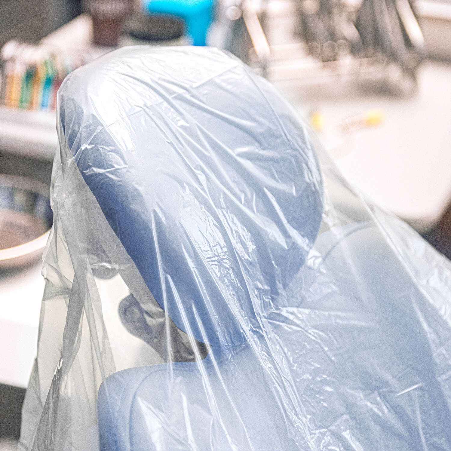 Disposable Dental Plastic Full Chair Covers 29"x80" 125pcs/Box - azdentall.com