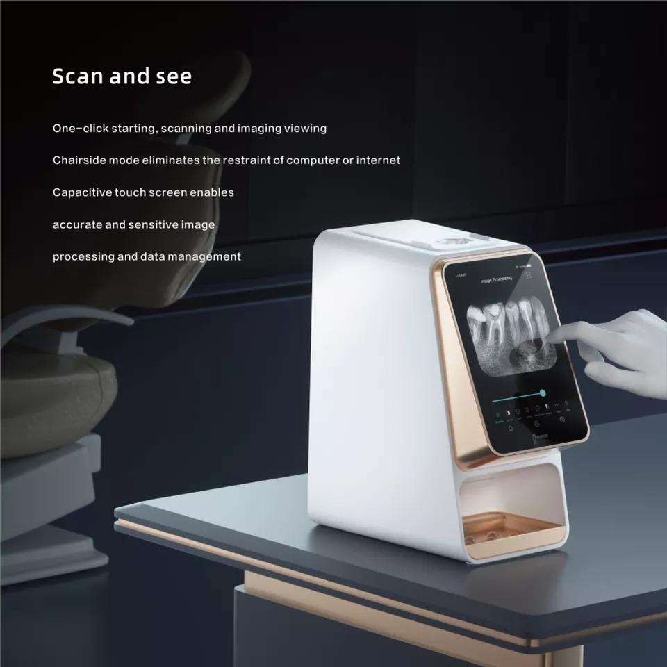 Woodpecker Dental Digital X-ray Imaging Plate Scanner i-Scan Wireless W/Screen - azdentall.com