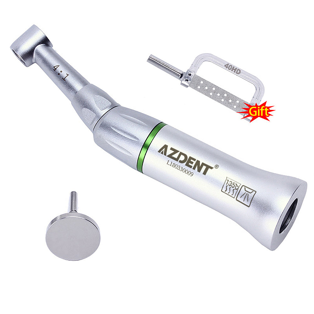AZDENT 4:1 Reduction Interproximal Stripping Contra Angle Handpiece E-type - azdentall.com