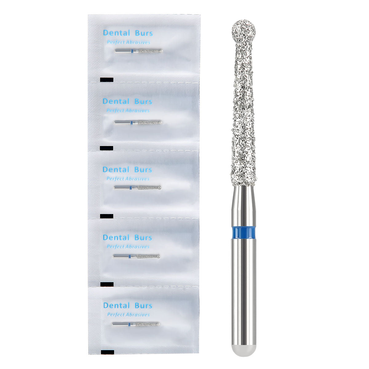 AZDENT Diamond FG Endo Burs Round For Opening and Preparing the Pulp Cavity Endo-016 5pcs/Pack - azdentall.com