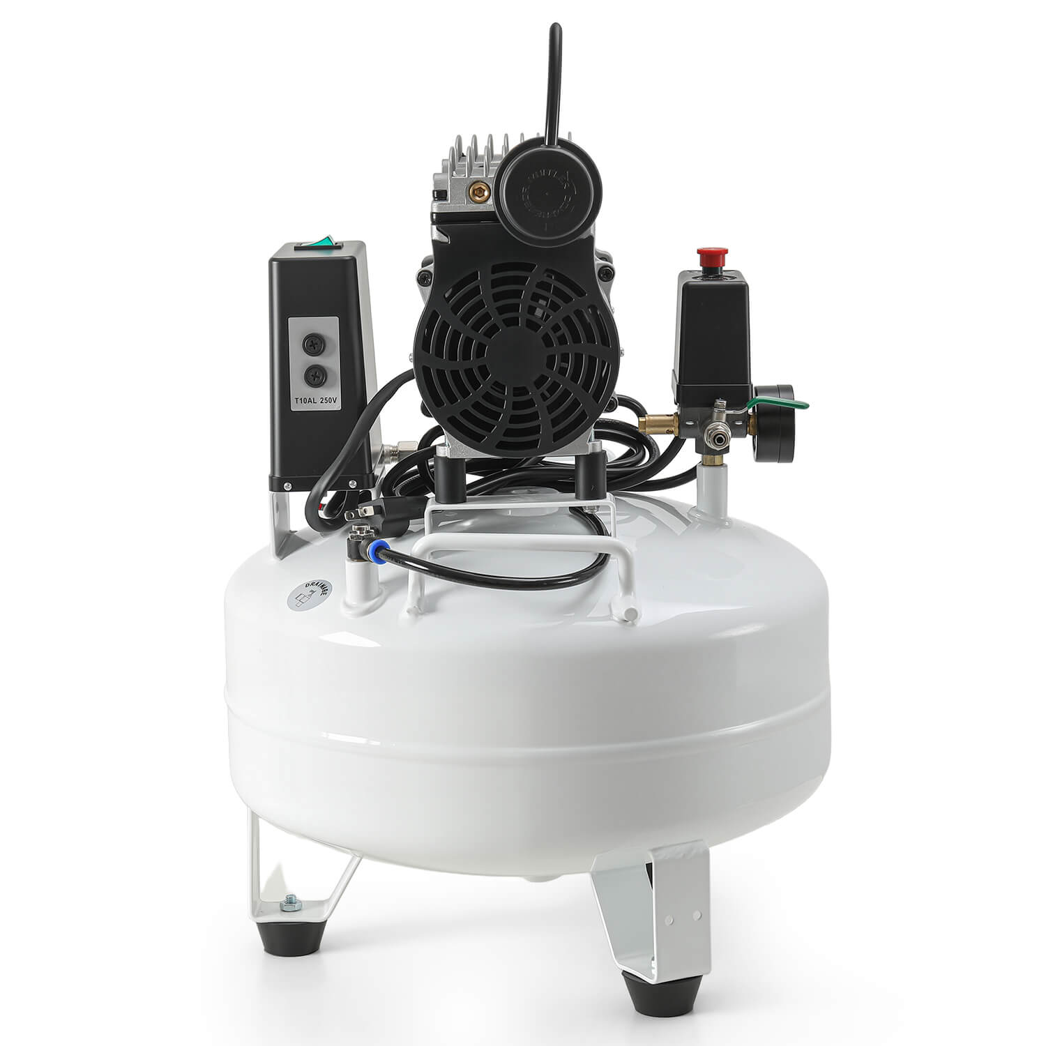 Dental Silent Oil Free Air Compressor 40L 800W 155L/min for 2PCS Dental Chair - azdentall.com