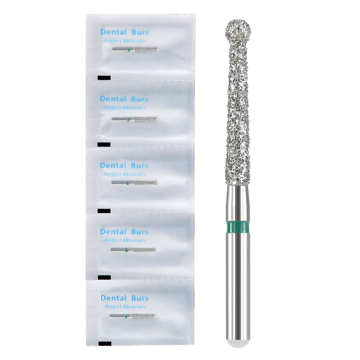 AZDENT Diamond FG Endo Burs Round For Opening and Preparing the Pulp Cavity Endo-018C 5pcs/Pack - azdentall.com