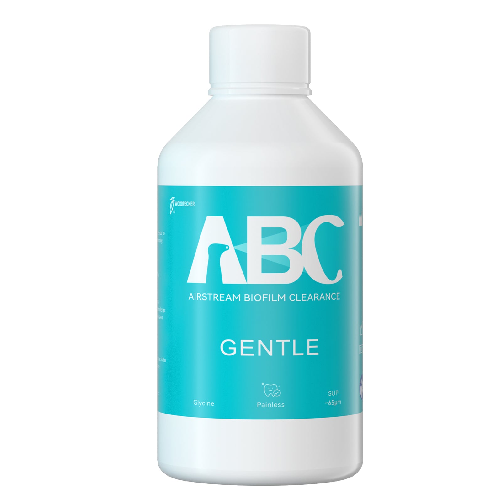 Woodpecker Prophy Air Polisher Prophylaxis Powder 65um Glycine for Supragingival Scaling #GENTLE 4 Bottle/Unit - azdentall.com