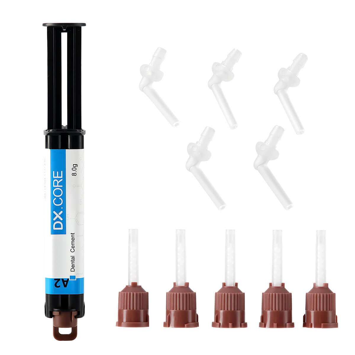 Dental Dual Cure Flowable Composite Resin Core Build Up A2/A3 8g/Syringe - azdentall.com