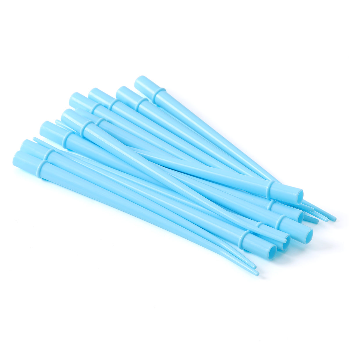 Dental Surgical Aspirator Disposable Suction Tips 1/16" Blue 25pcs/Bag