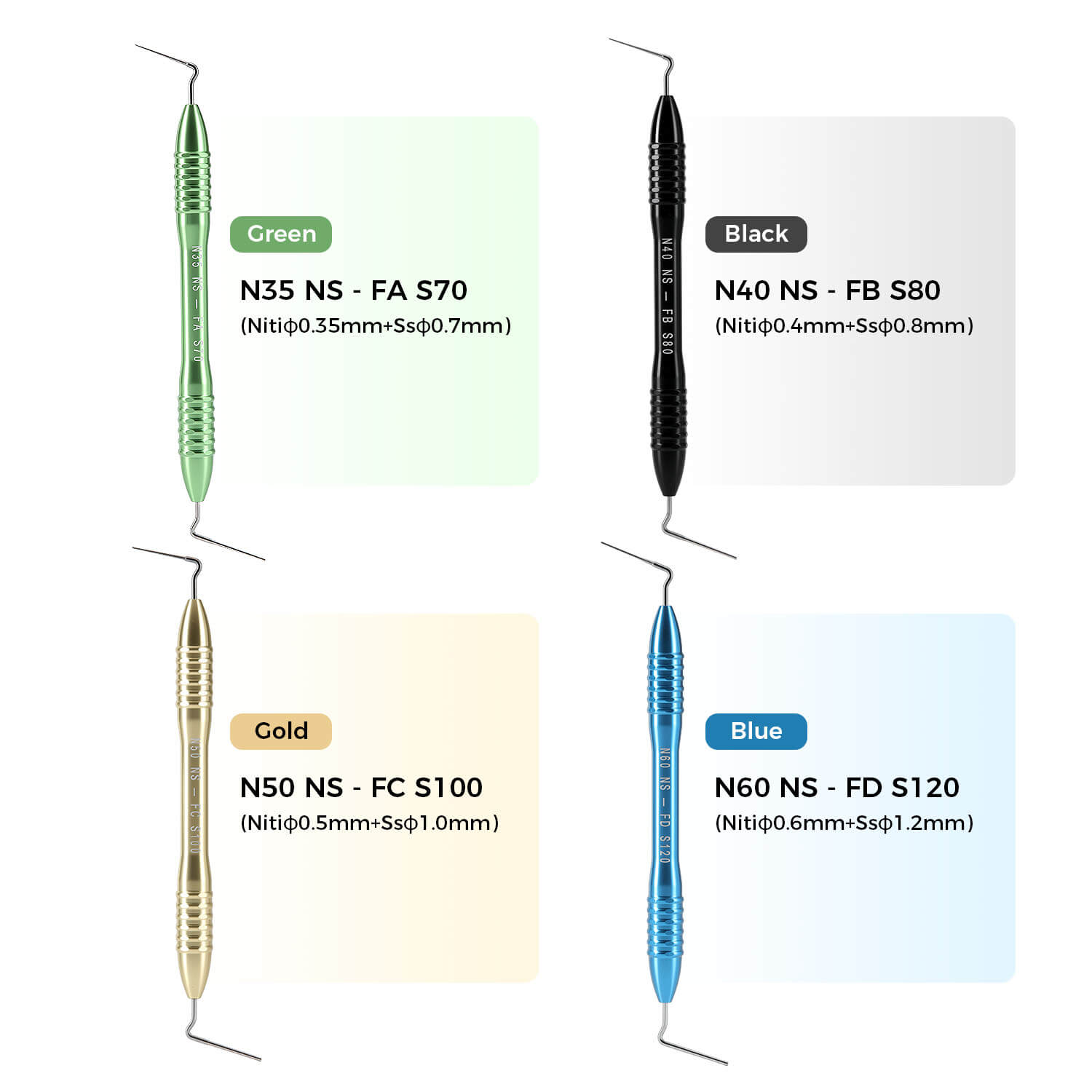 Dental Endodontic Hand Plugger Tips Obturation Root Canal Filling Instrument - azdentall.com