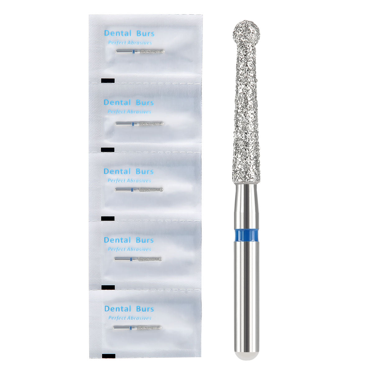 AZDENT Diamond FG Endo Burs Round For Opening and Preparing the Pulp Cavity Endo-018 5pcs/Pack - azdentall.com