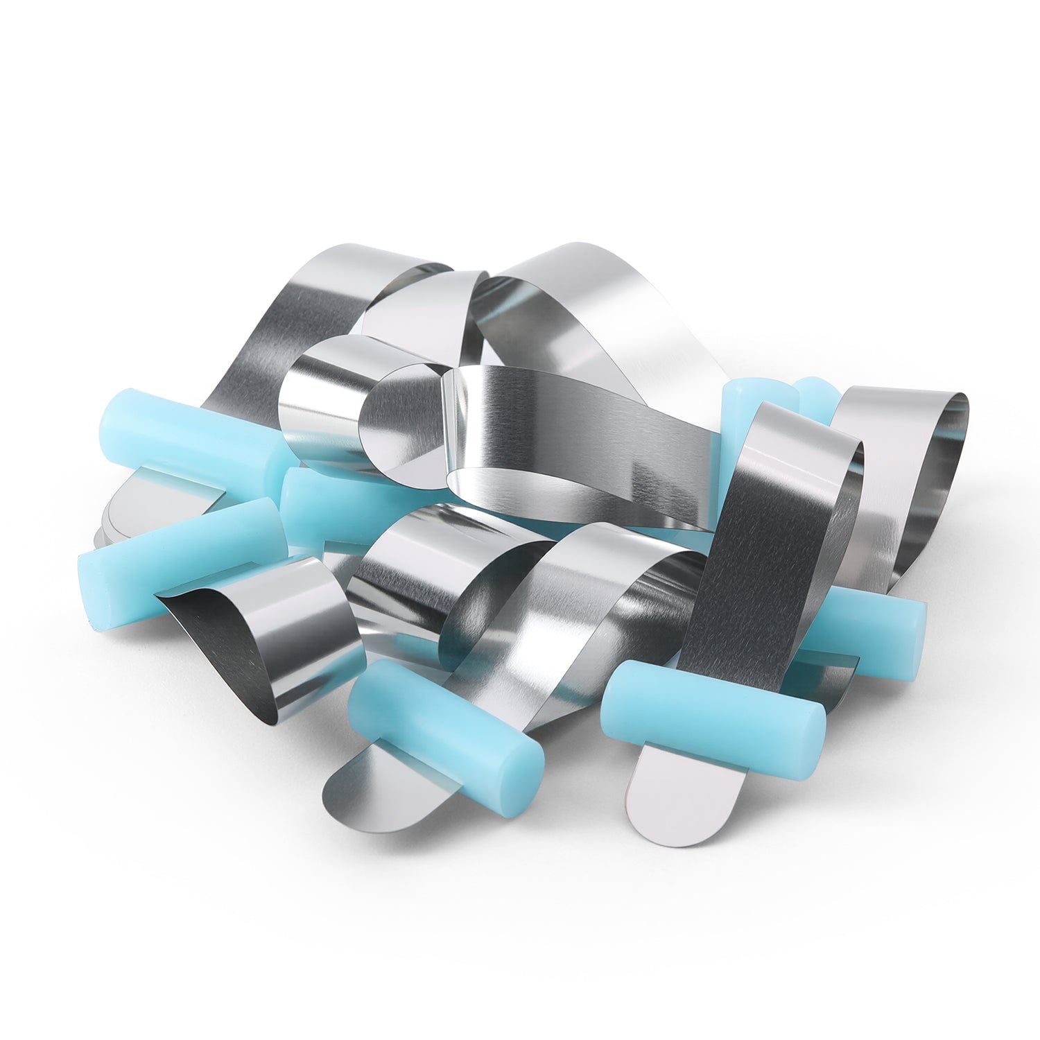 Orthodontic Sectional Contoured Dental Forming Sheet Metal Matrice Polyester Assorted Models 50Pcs/Set - azdentall.com