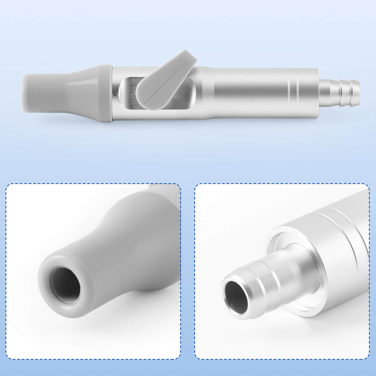 Dental Universal Saliva Ejector Valve Weak Suction Handle - azdentall.com
