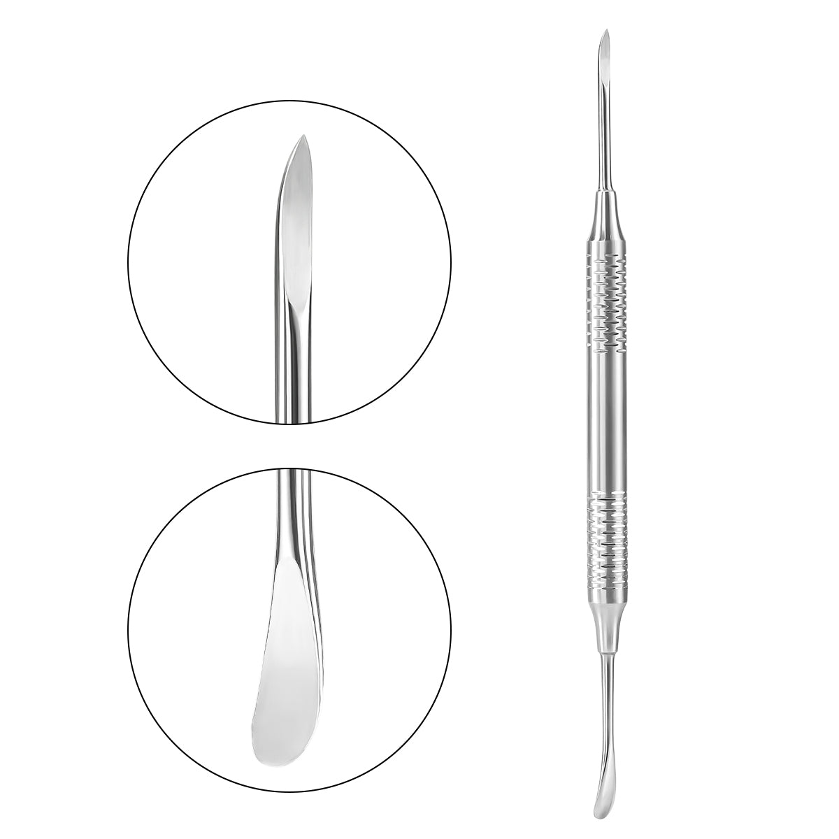 Dental Implant Surgery Periosteal Elevator Double Ends Instrument Wide/Pointed/Angled Head - azdentall.com