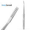 Dental Implant Surgery Splitting Bone Chisel Set Curved Straight 4pcs/Set - azdentall.com