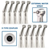 10pcs AZDENT 1:1 Dental Slow Speed Push Button Contra Angle Handpiece External Water - azdentall.com