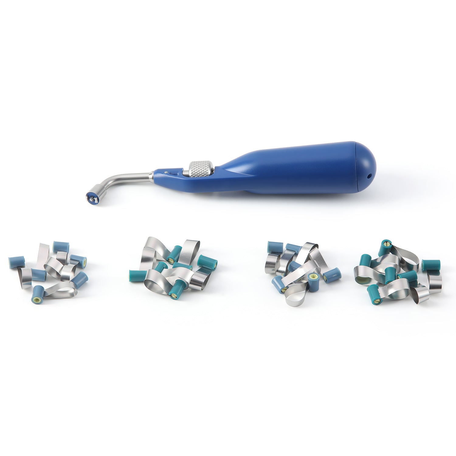 Dental Sectional Contoured Matrix System Double-Side Contoured Anatomically Shaped Matrix Bands with Handle 20Pcs/Set - azdentall.com