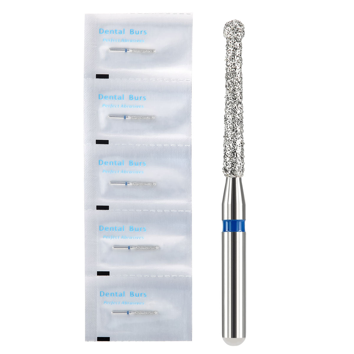 AZDENT Diamond FG Endo Burs Round For Opening and Preparing the Pulp Cavity Endo-014 5pcs/Pack - azdentall.com