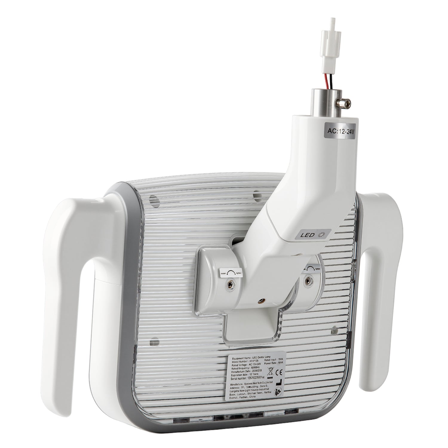 Dental Unit Chair LED Oral Light Lamp with LCD Display 6 Lights 15W Dual-Color Adjustable - azdentall.com