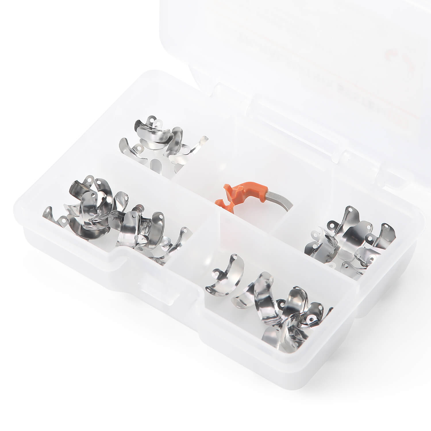Dental Sectional Matrix System Sectional Contoured Matrix Bands 50Pcs and Clamping Ring 1Pc Kit - azdentall.com