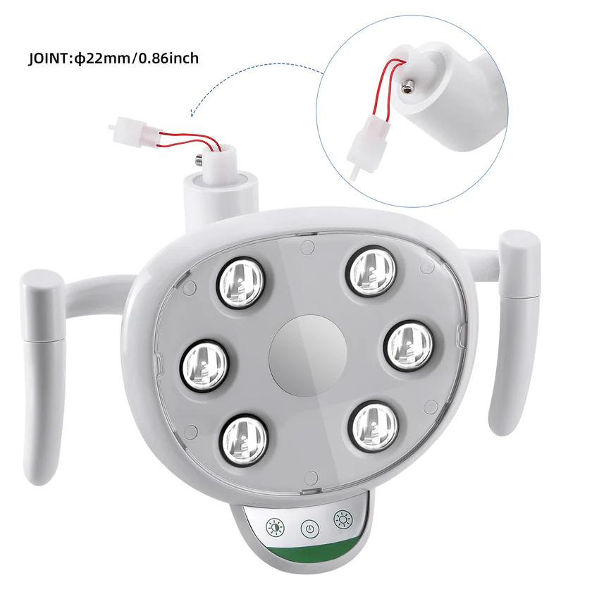 COXO #CX249-23 LED Light 12mm Diameter Shadow & 6 LED Lights