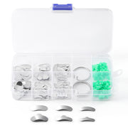 Dental Sectional Contoured Metal Matrices Matrix Ring With 40Pcs Silicone Delta Wedges 100Pcs/Box