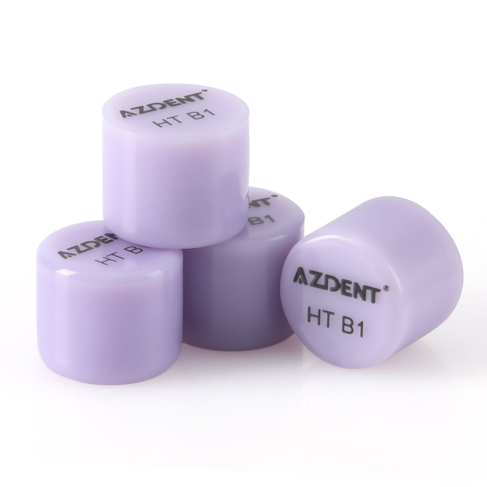 AZDENT Dental Ceramic Glass Ingots Press Lithium Disilicate Generation II Violet HT/LT/MO for Lab CAD CAM Restoration 10pcs/Box - azdentall.com