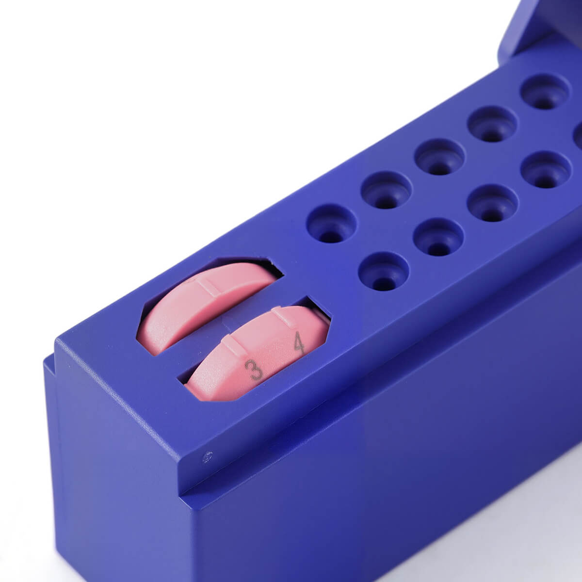 Dental 10 Holes Endo Files Disinfection Box With Memory Holder & Measuring Counter - azdentall.com
