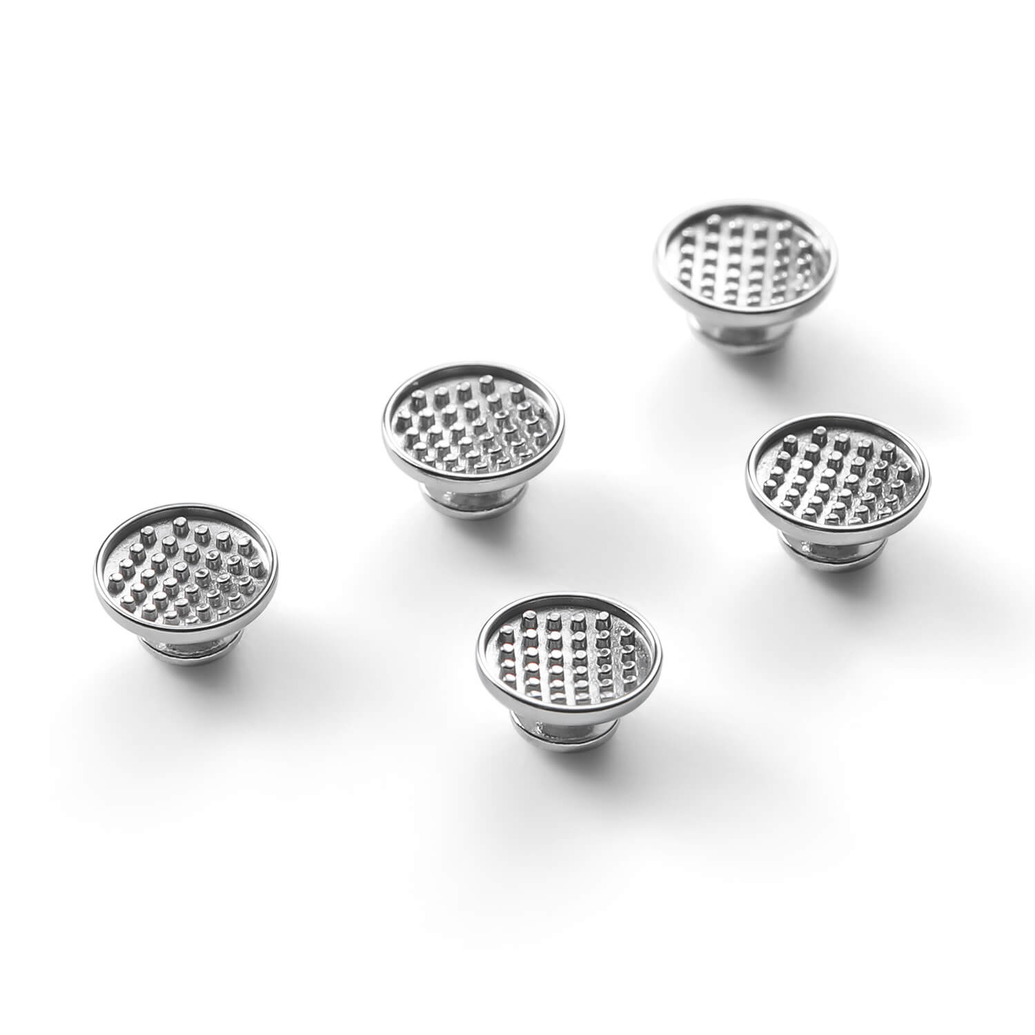 AZDENT Orthodontic Metal Lingual Button Monoblock Bondable Round 50pcs/Box - azdentall.com