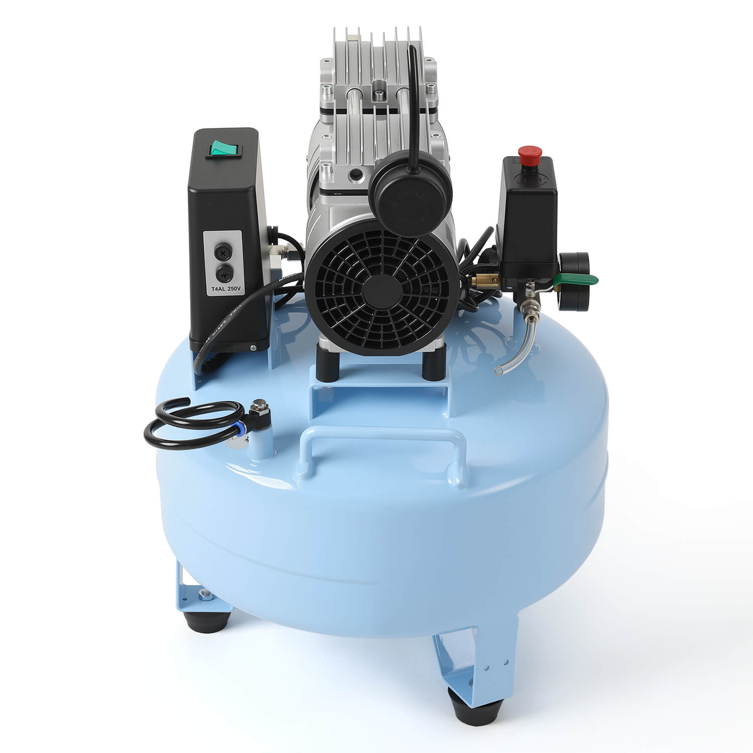 Dental Silent Oil Free Oilless Air Compressor 24L 600W 118L/min for 1PC Dental Chair - azdentall.com