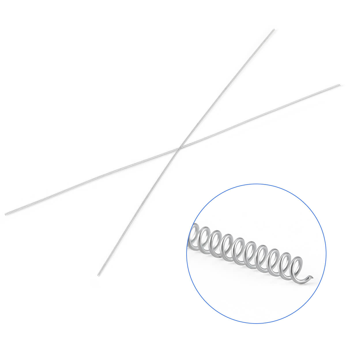 AZDENT Dental Open Coil Spring NITI Alloy 0.008*180mm 2pcs/Pk - azdentall.com
