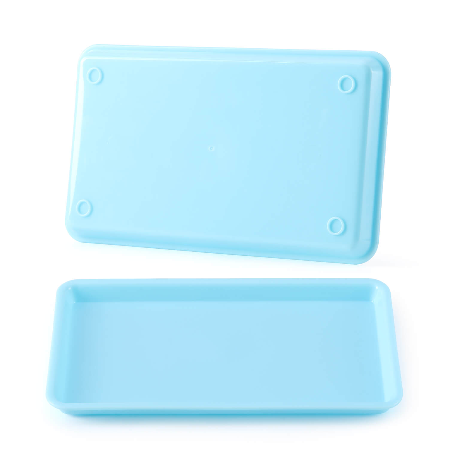 Dental Instrument Mini Flat Trays Size F Autoclavable Plastic Tray - azdentall.com