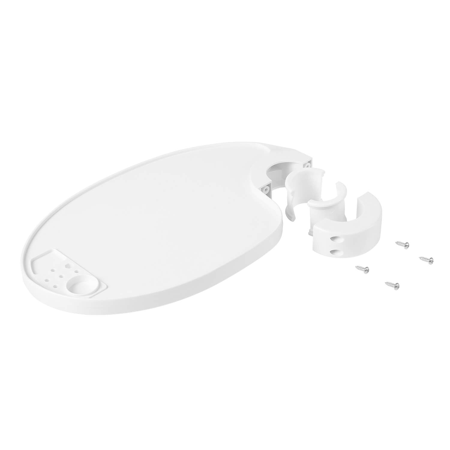 Dental Plastic Post Mounted Tray Fits 45mm Dental Chair Light Post - azdentall.com