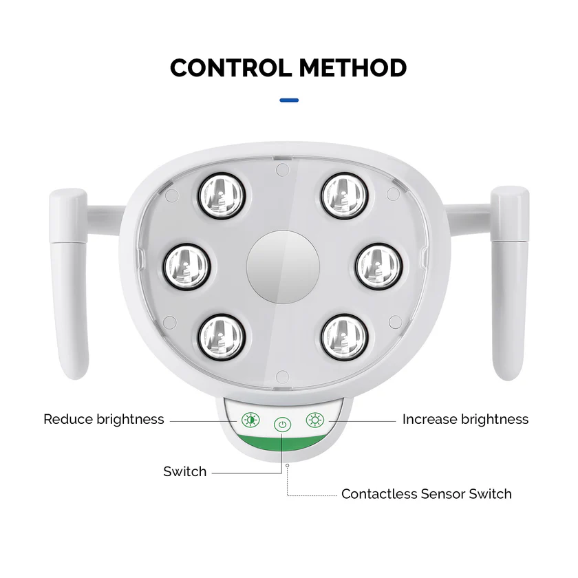 COXO #CX249-23 LED Light 12mm Diameter Shadow & 6 LED Lights