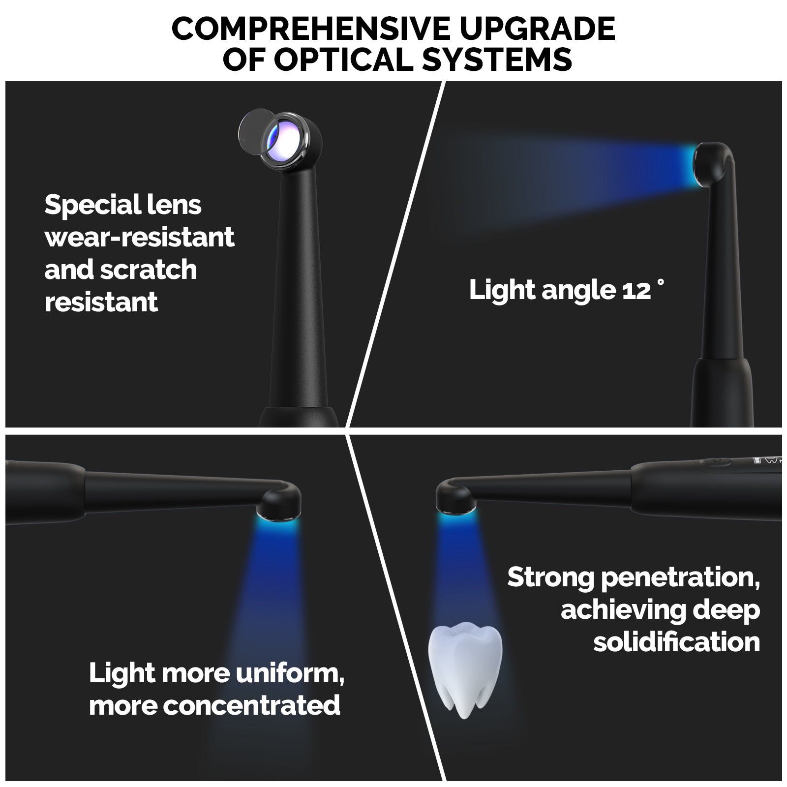 COXO LED Wireless Curing Light Lamp DB686 Halo with Caries Detector - azdentall.com