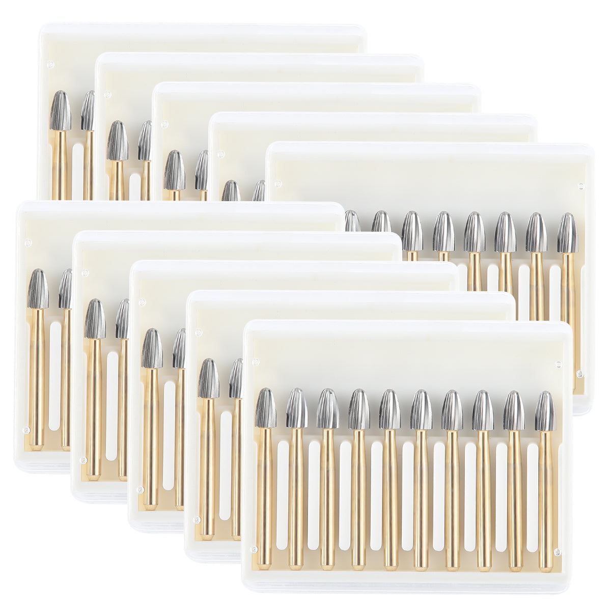 Dental Carbide Burs 10pcs/Box Dental FG 7406 Carbide Burs – Egg Dental Carbide Burs 10pcs/Box Dental FG 7406 Carbide Burs – Egg