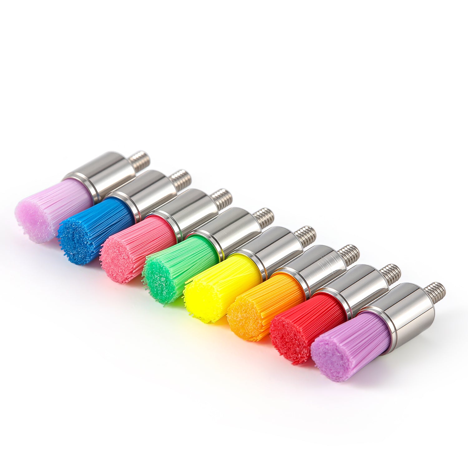 AZDENT Dental Screw Prophy Brushes RA 2.35mm Flat/Bowl/Tapered Soft/Hard 100pcs/Box - azdentall.com