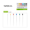 Absorbent Paper Points #15-40 Taper Size 0.06 Color Coded 7 Models 100/Box - azdentall.com