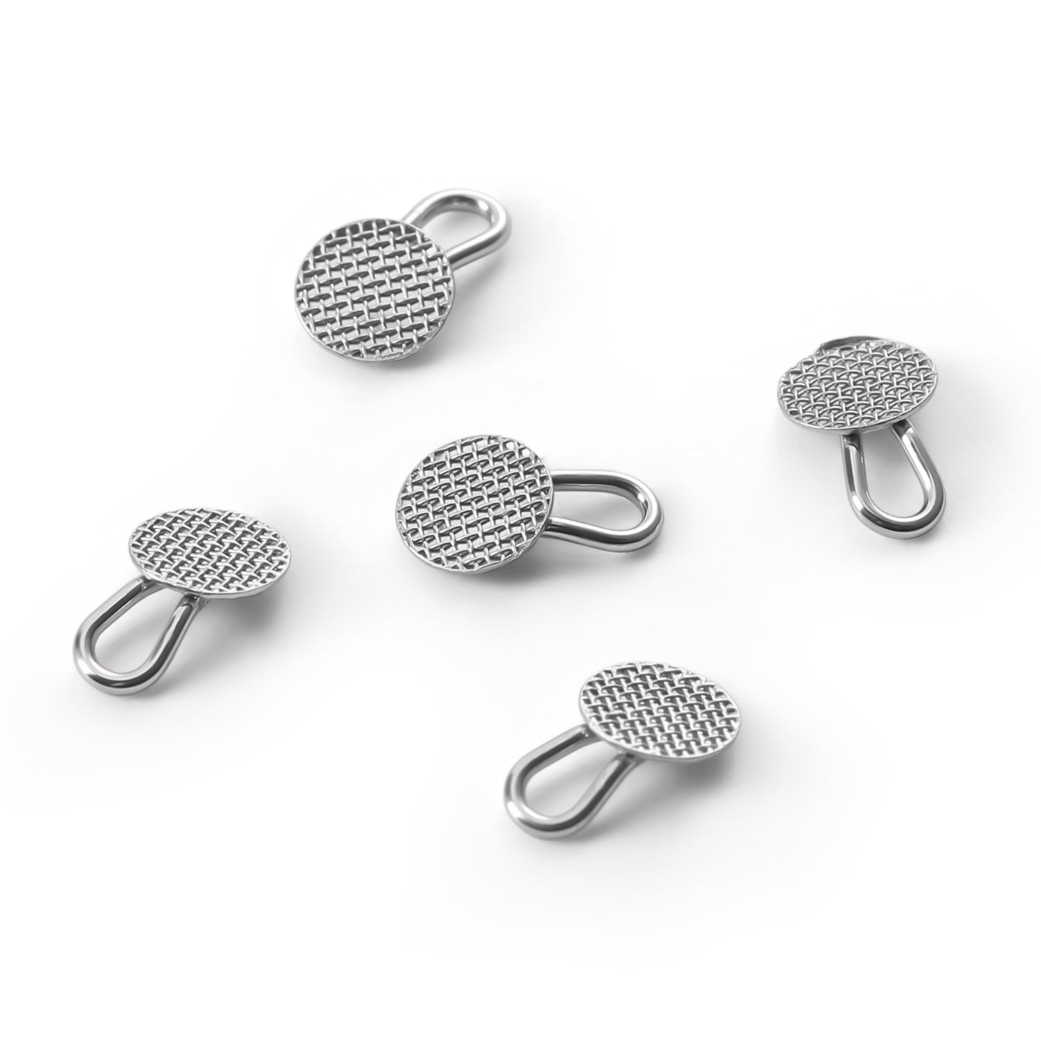 AZDENT Orthodontic Metal Lingual Button Bondable Traction Hook Round Base 50pcs/Box - azdentall.com
