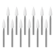 AZDENT Dental Polishing FG Burs Flame Shape White Stone 12pcs/Kit - azdentall.com